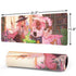 Pink Anime Witch Girls in Library with Cats by Ivy Dolamore Gaming Mouse Pad